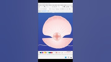 Vẽ Ngọc Trai đẹp nhanh với Mesh fill trong corel | Draw Pearl in coreldraw