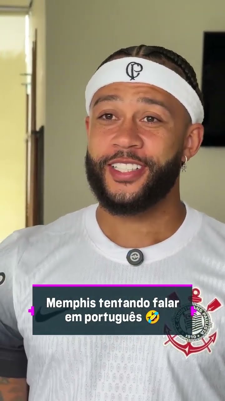 OLHA O MEMPHIS TENTANDO FALAR PORTUGUÊS HAHAHA! #shorts