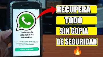 Como RECUPERAR fotos, videos y chats de WhatsApp sin copia de seguridad | backup