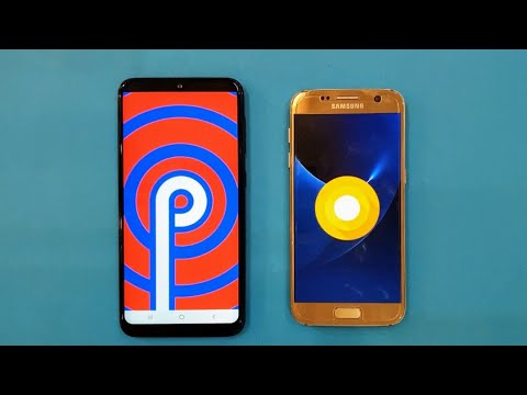 Samsung Galaxy S7 vs Samsung Galaxy A10 Android 9