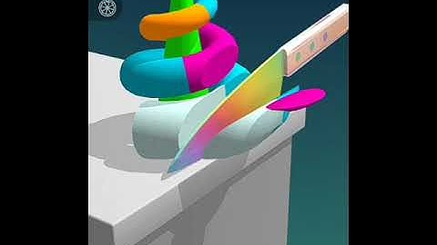 ASMR SLICING ALL LEVEL GAMEPLAY GAME ANDROID IOS #shorts