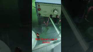 Magnetic Field Live Experiment#biotsavartlaw#magnetostatics#physics