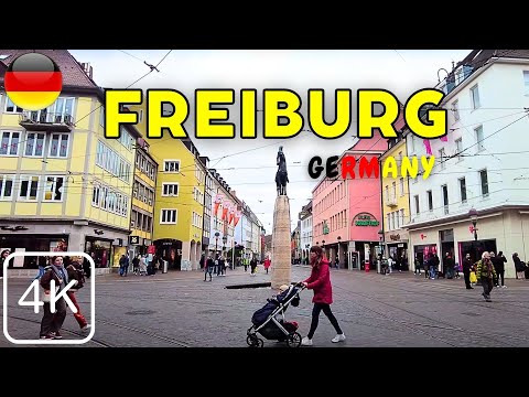 Freiburg, Germany 4K Walking Tour | A Vibrant University City in Southwest Germany | ASMR