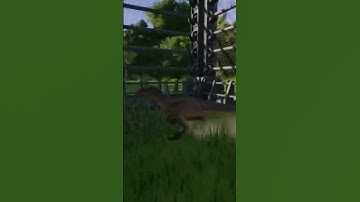Velociraptor FAILS climbing fence!! | JWE 2 | #shorts
