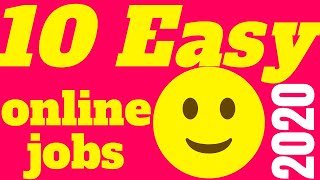 10 easy work from home jobs 2020 - start earning today