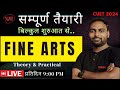 Fine arts preparation cuet live class theoryclass chitrankan  fine  arts study society  is live