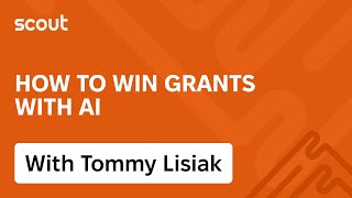 How to win grants with AI -  Tommy Lisiak