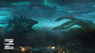 Godzilla: King of the Monsters | King Ghidorah and Godzilla Face Off | ClipZone: High Octane Hits