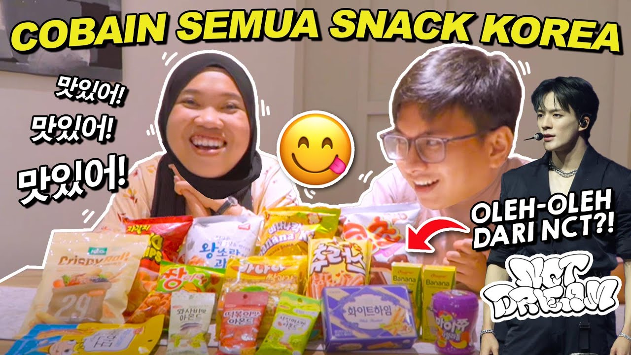 Cari Rekomendasi Snack Korea? Cek Video Mukbang Mumuk dan Eno Ini!