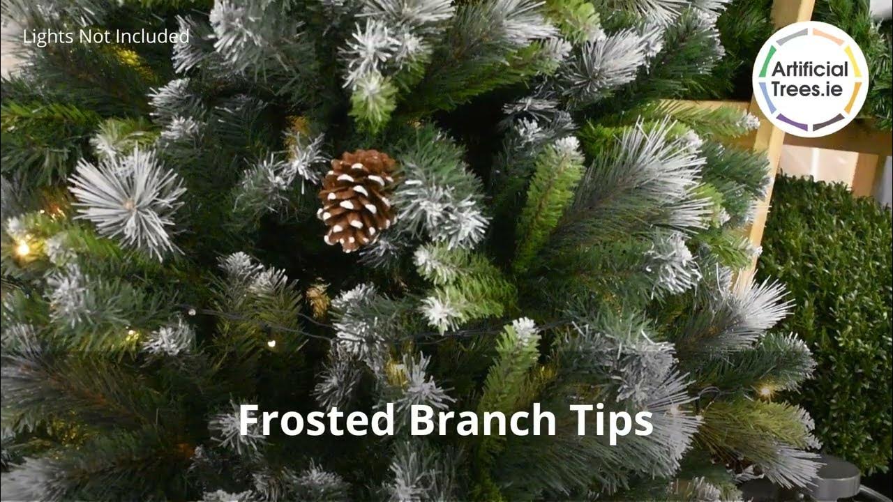 The Frosted Glacier HookOn Artificial Christmas Tree on