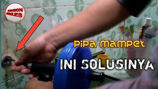 Tutorial dan tips membersihkan saluran pipa mampet dengan kawat spiral (Auto Lancar)