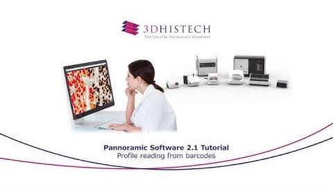 3DHISTECH - Pannoramic Scanner Software 2.1 Tutorial - Barcode reading