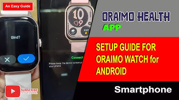 Oraimo Health Setup in Android Phone with Oraimo Smartwatch #oraimo