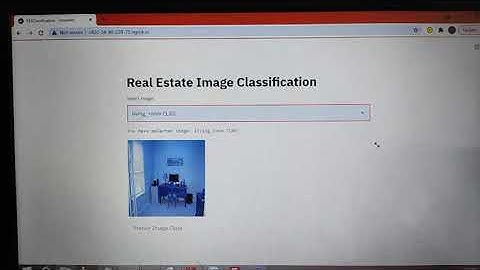 Real Estate Image Classification with Deep Learning EfficientnetB5 Model Using Streamlit Application