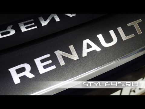 Наклейка на задний бампер Renault Logan 2 #наклейки от #style45