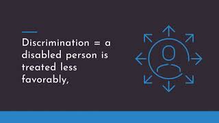 Disability Discrimination Act (DDA)