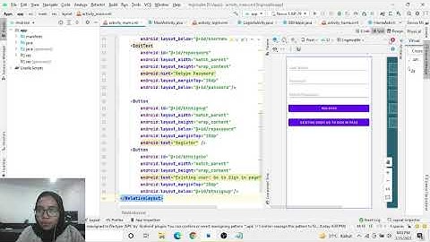 MEMBUAT LOGIN & REGISTER PADA APLIKASI ANDROID STUDIO