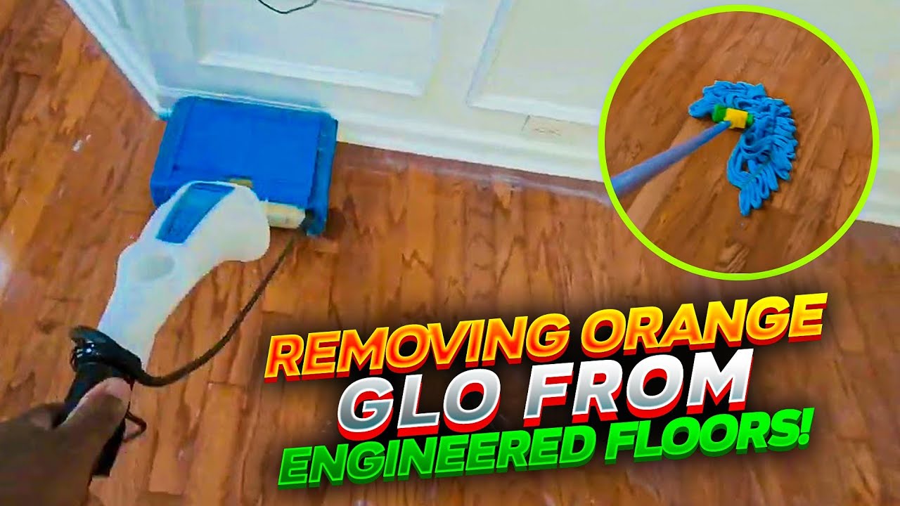 Remove Orange Glo from wood flooring?