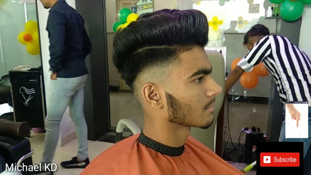 one side hairstyle indian boy - YouTube