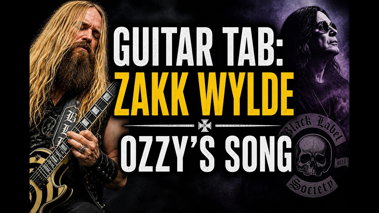 Guitar Tab: Zakk Wylde - Ozzy's Song - YouTube
