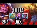 LILLIA vs JAX (TOP) | KR Master | 26.2