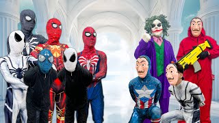 PRO 5 SPIDER-MAN TEAM || Who Is THE REAL SUPERHERO...??? ( Live Action , Funny ) - Fun Heroes