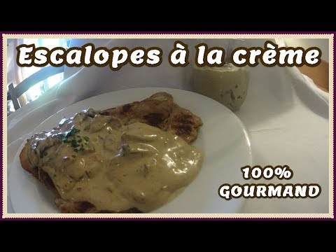 escalope-à-la-crème-fraiche-et-champignons