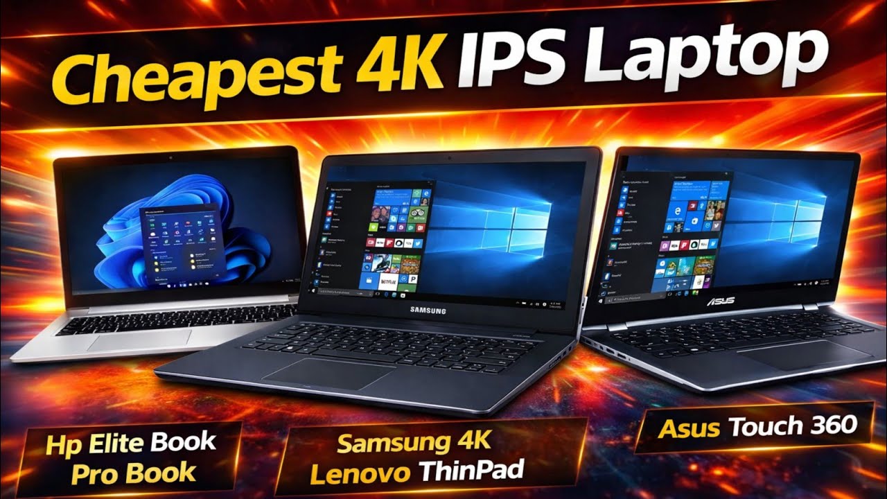Hp Elite Pro Book Samsung 4K Lenovo ThinPad Asus Dell Inspiron| Cheapest Price Laptop in Pakistan