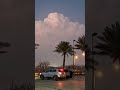 lighting, clouds and heavy rain in bahrain #bahrain #heavy rain