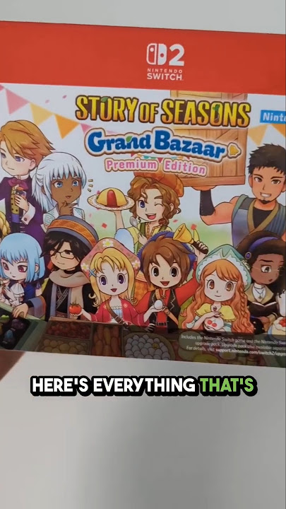 Unboxing STORY OF SEASONS: Grand Bazaar
