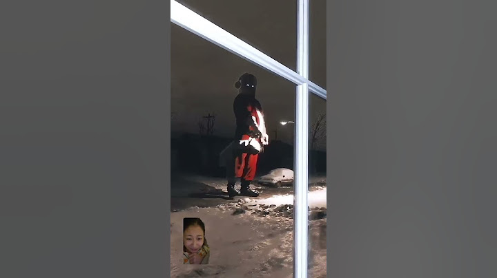 Ông già noel khổng lồ #scary #christmas #ghost #santa #funny #viral