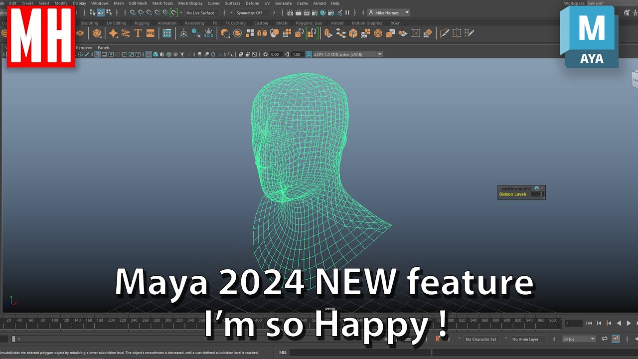 Maya 2024 tutorial There is a new feature in Maya 2024 and I LOVE it