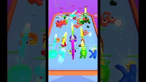 Merge Alphabet Run Part ∞∞∞ Levels (84-100) Gameplay Walkthrough Android 