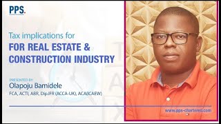 11. Tax Implications for Real Estate & Construction Industry.