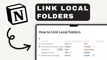 How to Link Local Files or Folders in Notion | Notion Tutorial (2025)