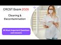 CRCST Exam Practice Test 2026 | Cleaning & Decontamination | 30 Paid-Level Questions & Answers
