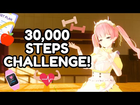 [3D FITNESS!] ANIME GIRL WALKS 15 MILES (30,000 Steps)!!! Thumbnail Image