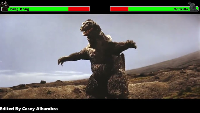Godzilla Earth vs Mechagodzilla City with Healthbars 