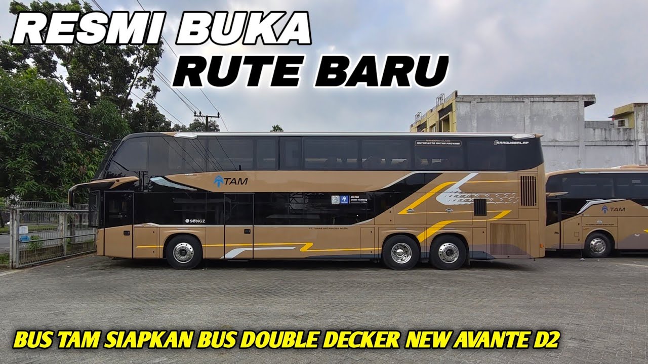 Bus Baru Rute Baru‼️ Bus TAM Siapkan Double Decker untuk Rute Pekanbaru–Medan