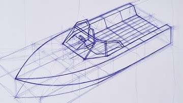 How to Draw a Boat in Two Point Perspective