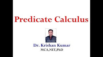 7. Predicate Calculus | Discrete Mathematics