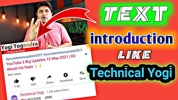 Transparent text kinemaster | Text introduction Like Technical yogi | Text reveal Technical yogi