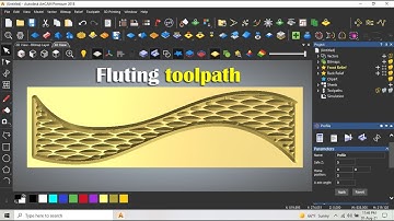 Fluting Toolpath ArtCam 2018 With Jashim James Full Video