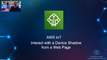 AWS IoT: Interact with a Device Shadow from a Web Page