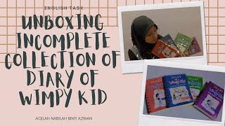 AQILAH NABILAH | UNBOXING INCOMPLETE COLLECTION OF DIARY OF WIMPY KID
