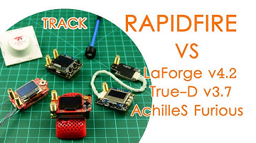 IRC RapidFire V1.1.1 vs UBAD LaForge V4.2 vs FURIOUS True-D V3.7 vs FURIOUS AchilleS - Outdoor Track