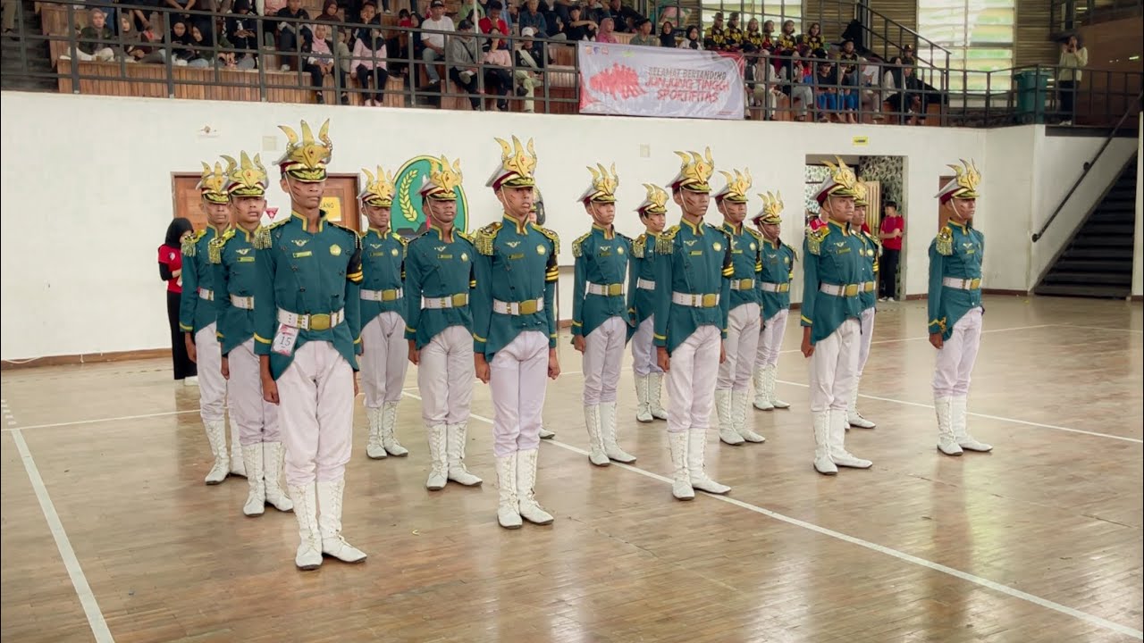 MERINDING! PASKIBRA MTSN 4 KAB  BANDUNG BARAT LKBB KAPOLRESTABES BANDUNG 2025