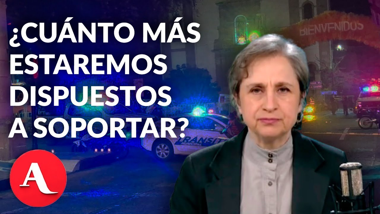¿Qué tiene que ocurrir en México frente a homicidios como el de Carlos Manzo?: Carmen Aristegui
