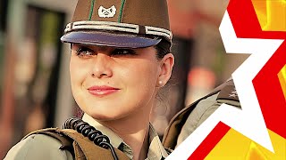 ЖЕНСКИЕ ВОЙСКА ЧИЛИ  Военный парад в День славы чилийской армии  WOMEN'S TROOPS OF CHILE
