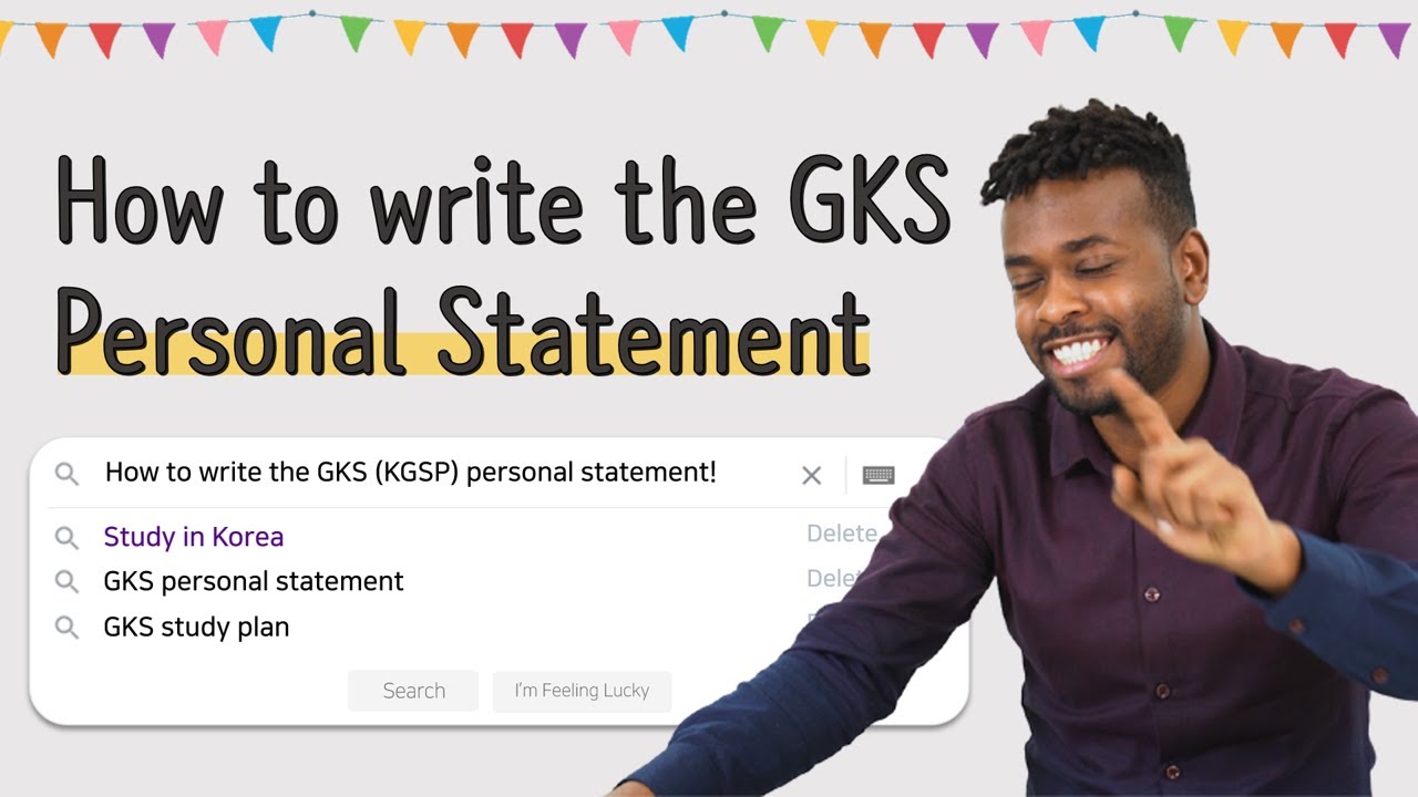 personal statement for gks scholarship graduate